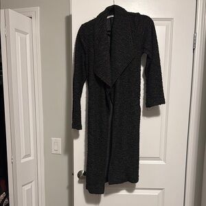 Dex Grey,Black Knit Cardigan